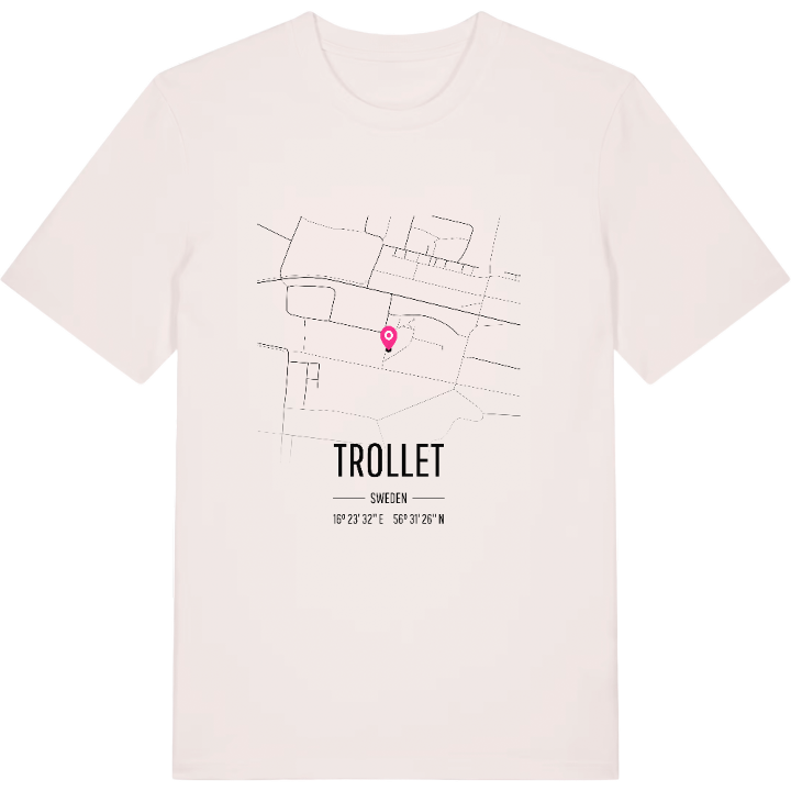 Trollet kort T-shirt – t-shirt fra PinShirt
