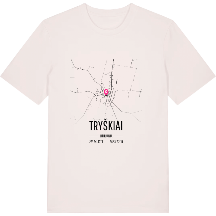 Tryškiai kort T-shirt – t-shirt fra PinShirt