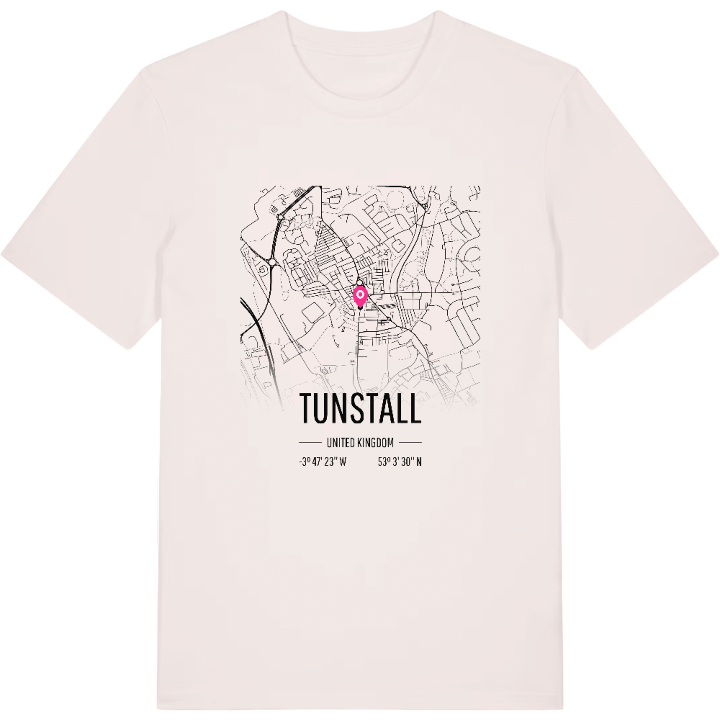 Tunstall kort T-shirt – t-shirt fra PinShirt