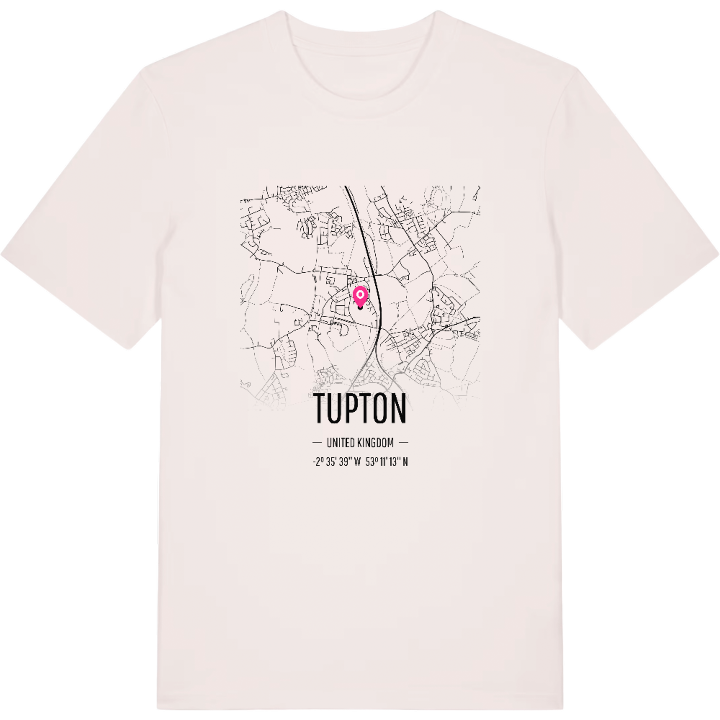 Tupton kort T-shirt – t-shirt fra PinShirt