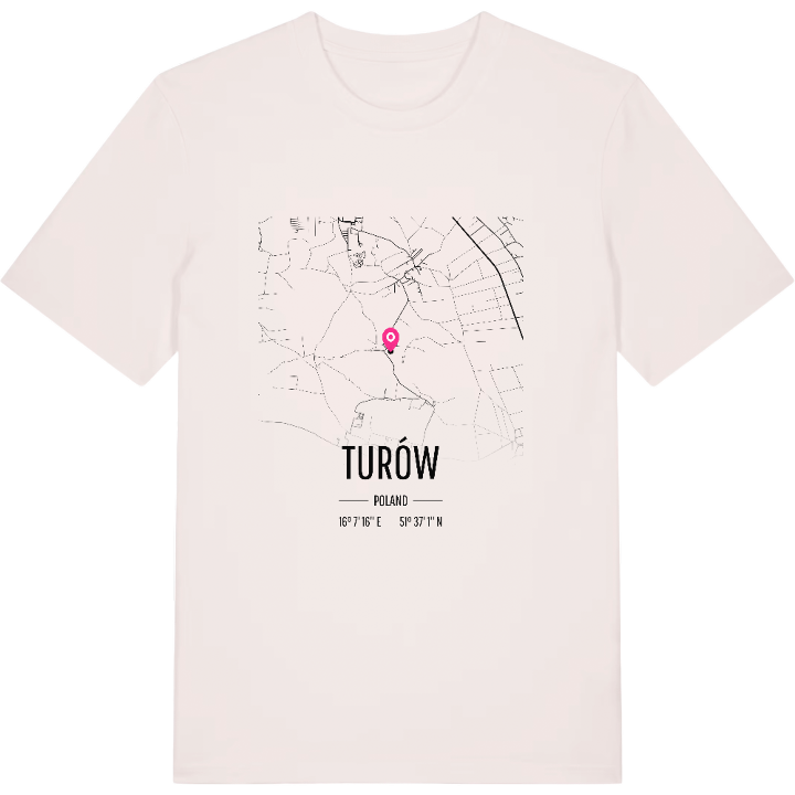 Turów kort T-shirt – t-shirt fra PinShirt