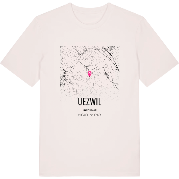 Uezwil kort T-shirt – t-shirt fra PinShirt