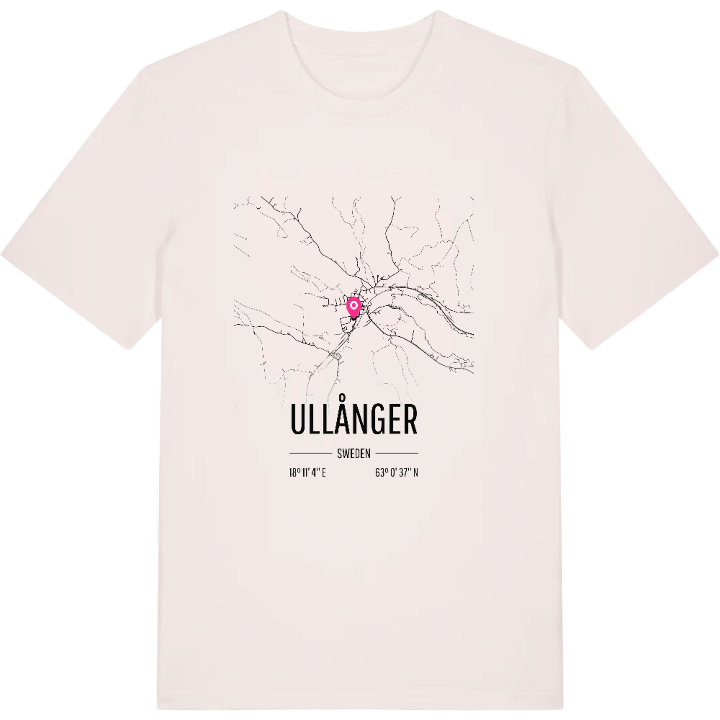 Ullånger kort T-shirt – t-shirt fra PinShirt