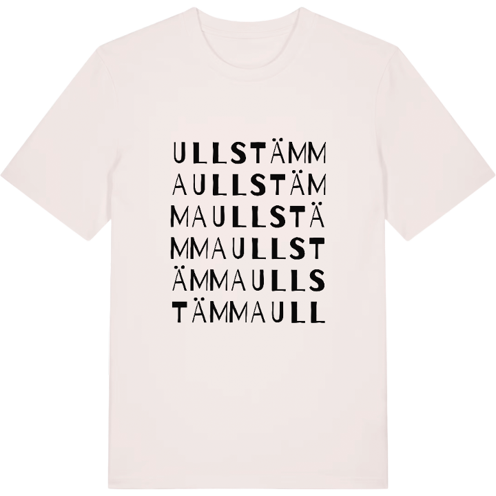 Ullstämma ordleg T-shirt – t-shirt fra PinShirt
