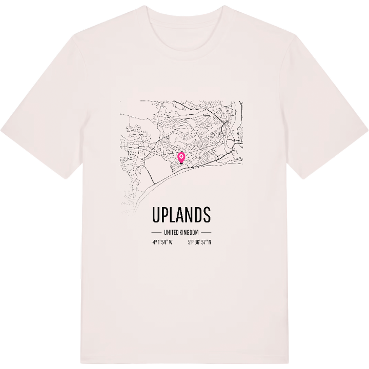 Uplands kort T-shirt – t-shirt fra PinShirt