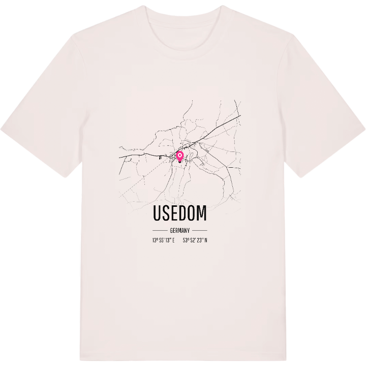 Usedom kort T-shirt – t-shirt fra PinShirt