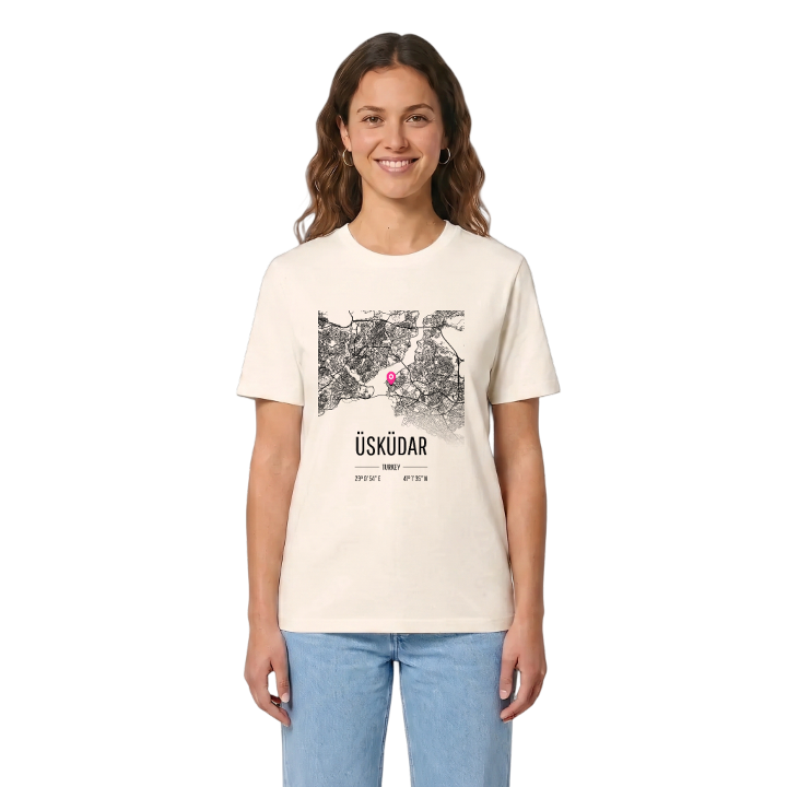 Üsküdar kort T-shirt – t-shirt fra PinShirt