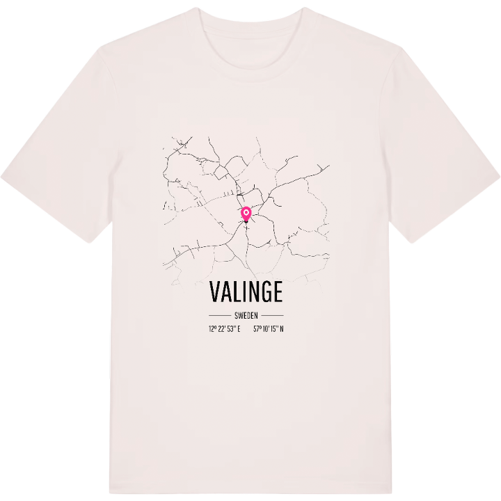 Valinge kort T-shirt – t-shirt fra PinShirt
