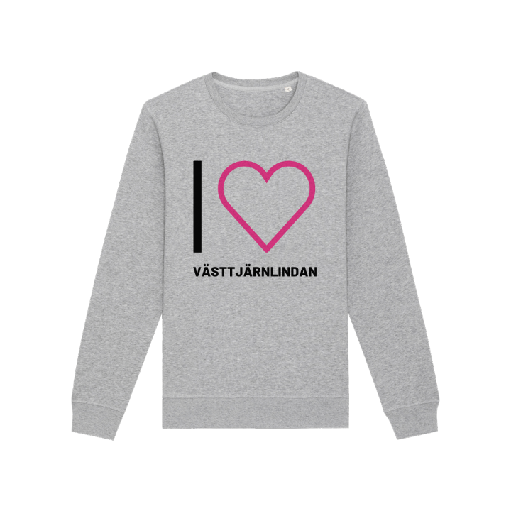 Jeg elsker Västtjärnlindan sweatshirt stort tryk – sweatshirt fra PinShirt