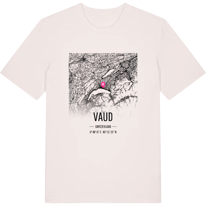 Vaud kort T-shirt – t-shirt fra PinShirt
