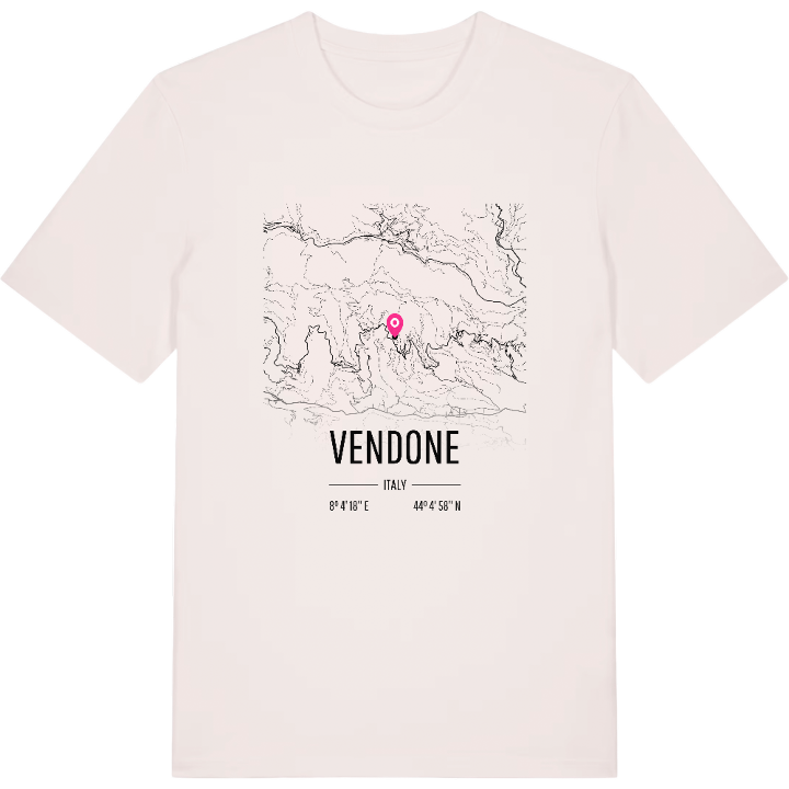 Vendone kort T-shirt – t-shirt fra PinShirt