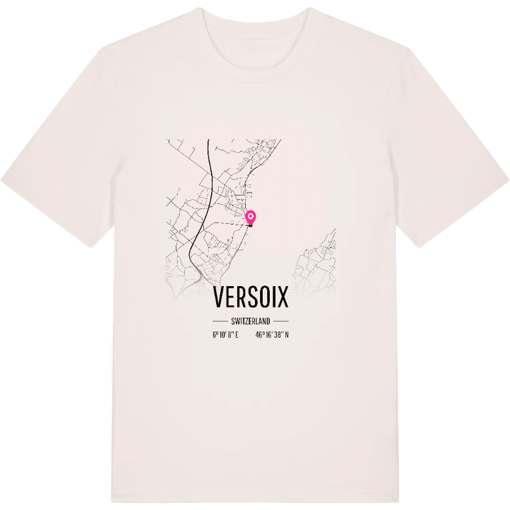Versoix kort T-shirt – t-shirt fra PinShirt