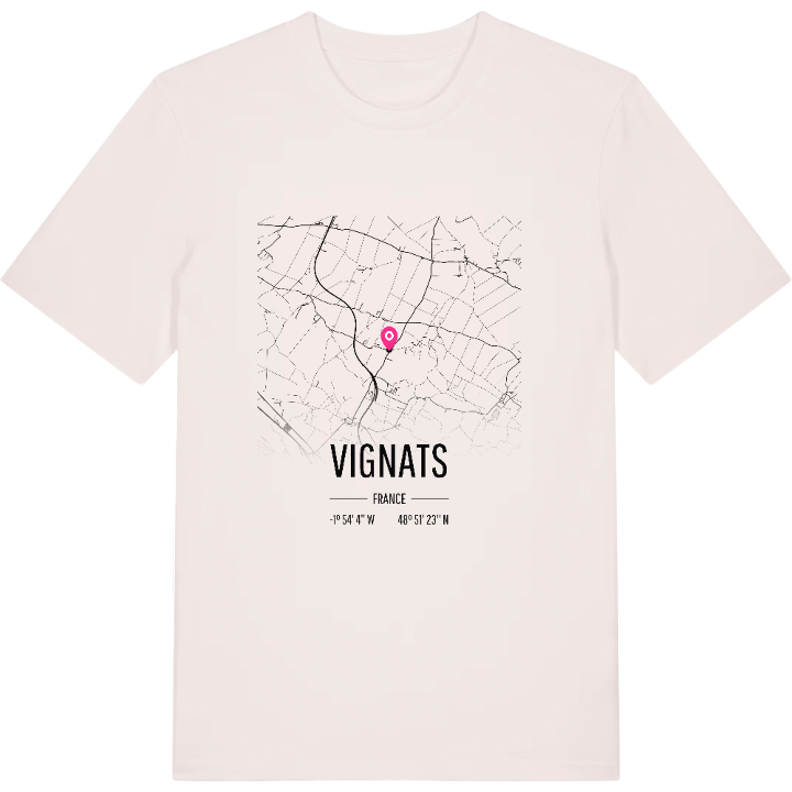 Vignats kort T-shirt – t-shirt fra PinShirt