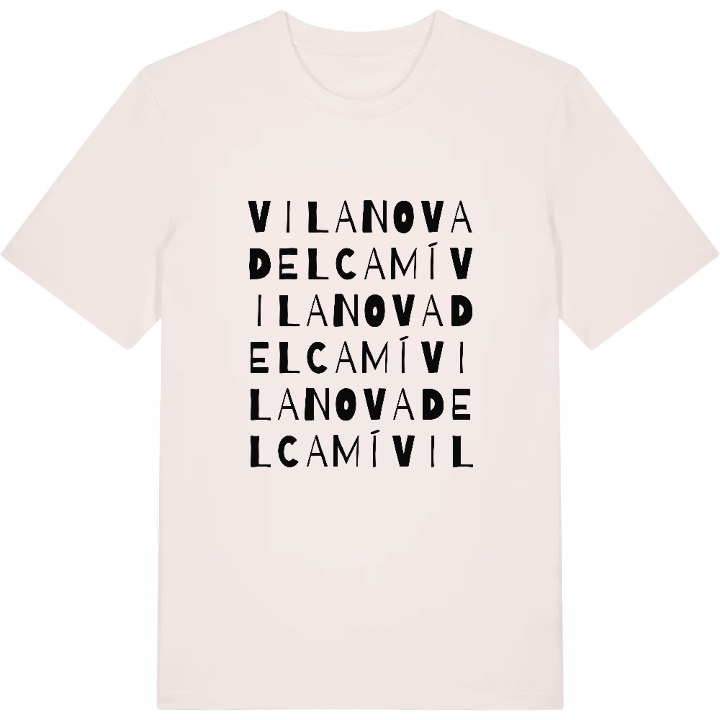 Vilanova del Camí ordleg T-shirt – t-shirt fra PinShirt