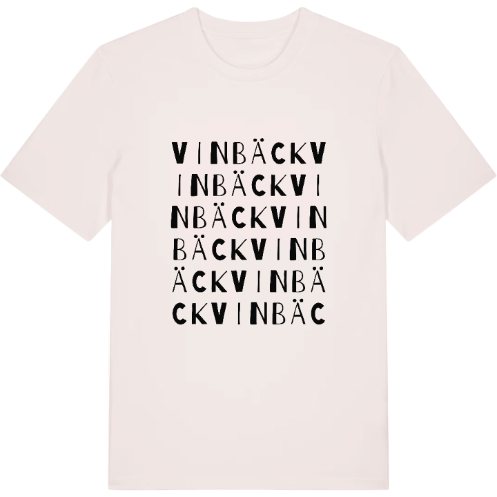 Vinbäck ordleg T-shirt – t-shirt fra PinShirt