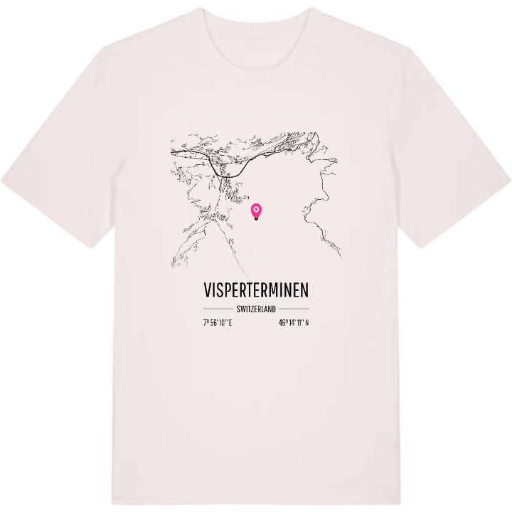 Visperterminen kort T-shirt – t-shirt fra PinShirt