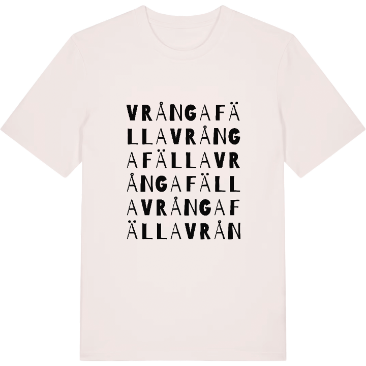 Vrångafälla ordleg T-shirt – t-shirt fra PinShirt