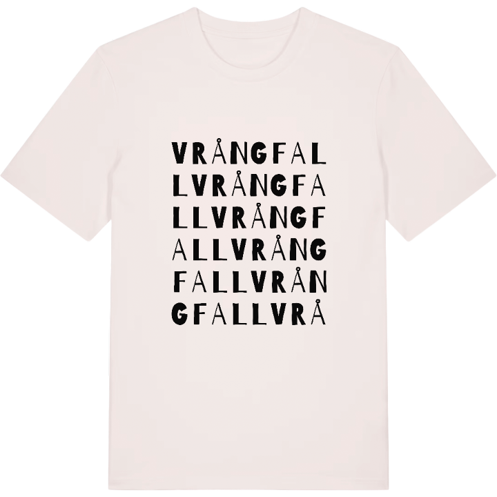 Vrångfall ordleg T-shirt – t-shirt fra PinShirt