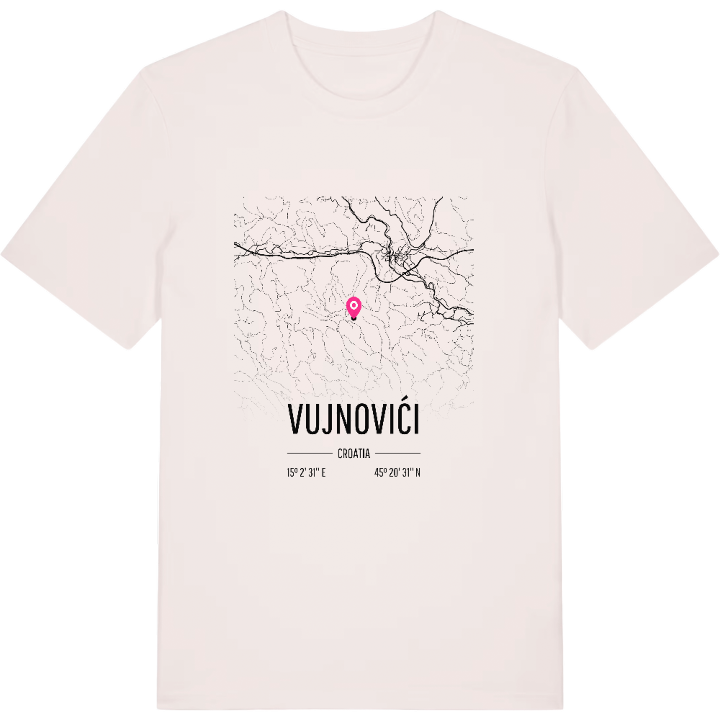 Vujnovići kort T-shirt – t-shirt fra PinShirt