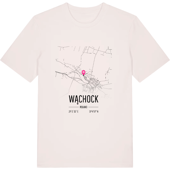 Wąchock kort T-shirt – t-shirt fra PinShirt