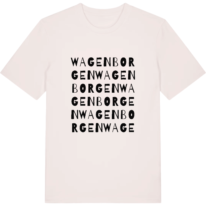 Wagenborgen ordleg T-shirt – t-shirt fra PinShirt