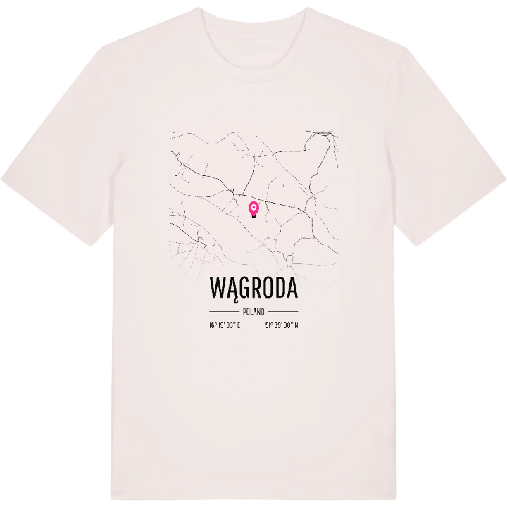 Wągroda kort T-shirt – t-shirt fra PinShirt