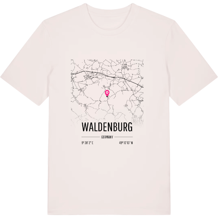 Waldenburg kort T-shirt – t-shirt fra PinShirt