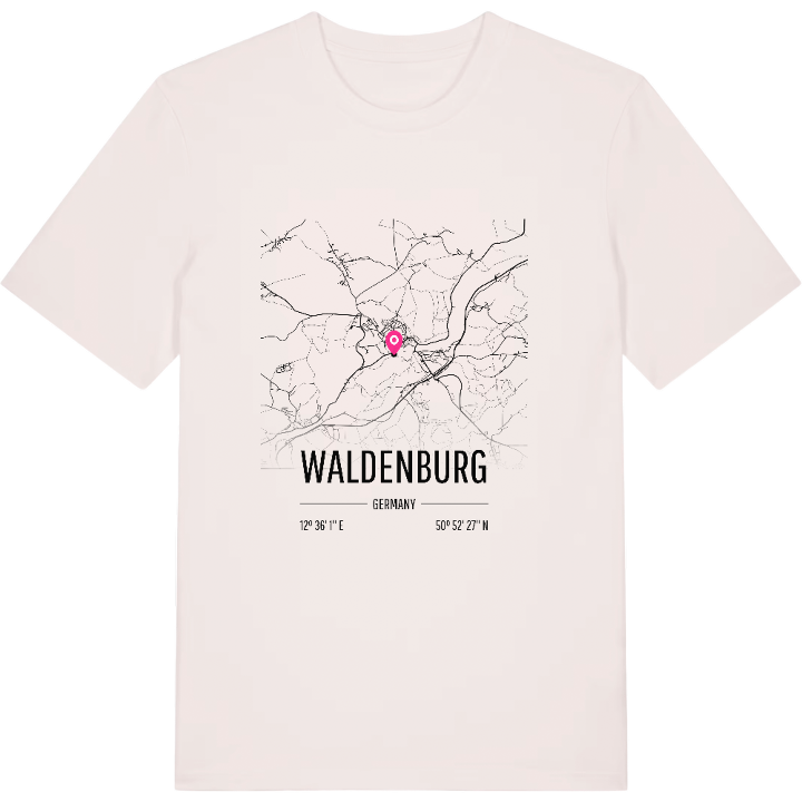 Waldenburg kort T-shirt – t-shirt fra PinShirt
