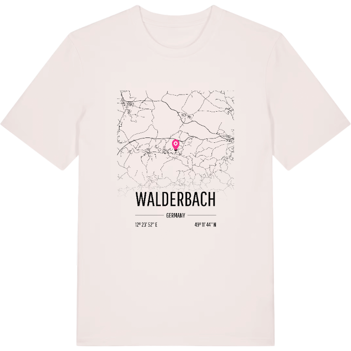 Walderbach kort T-shirt – t-shirt fra PinShirt