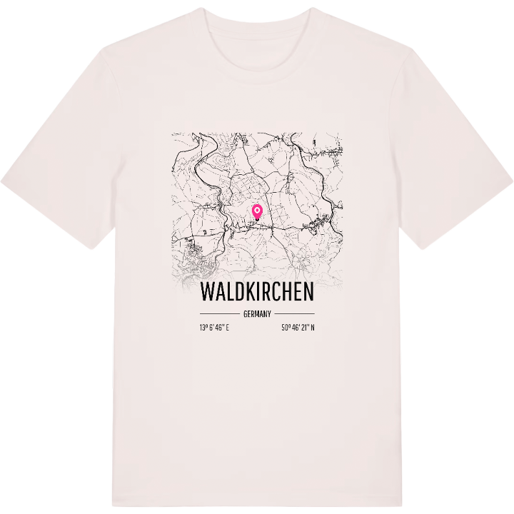 Waldkirchen kort T-shirt – t-shirt fra PinShirt