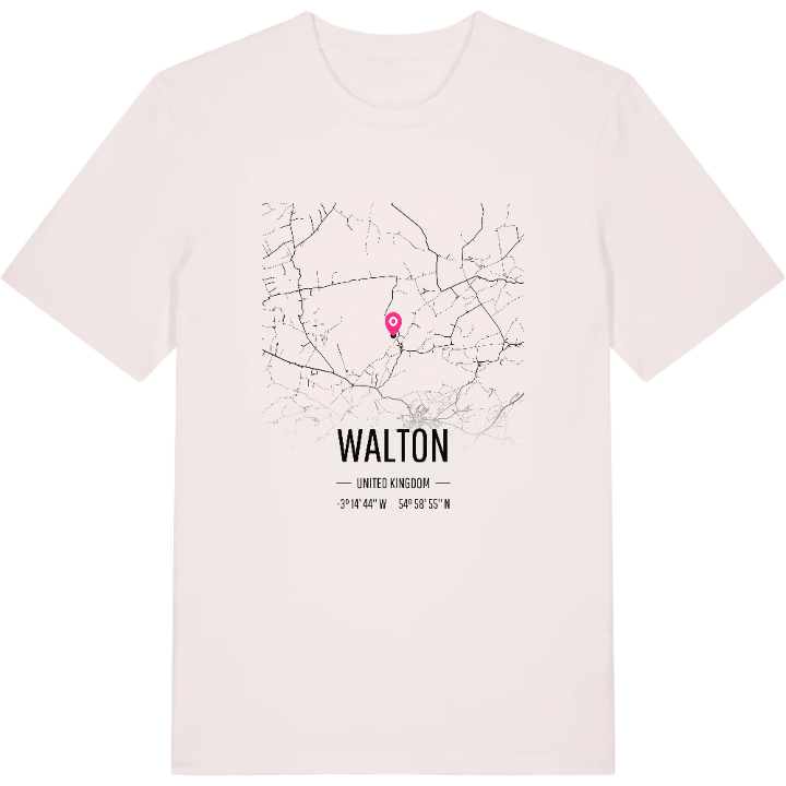 Walton kort T-shirt – t-shirt fra PinShirt