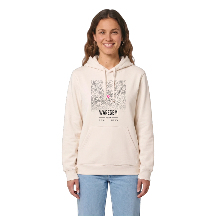 Waregem kort hættetrøje – hættetrøje fra PinShirt