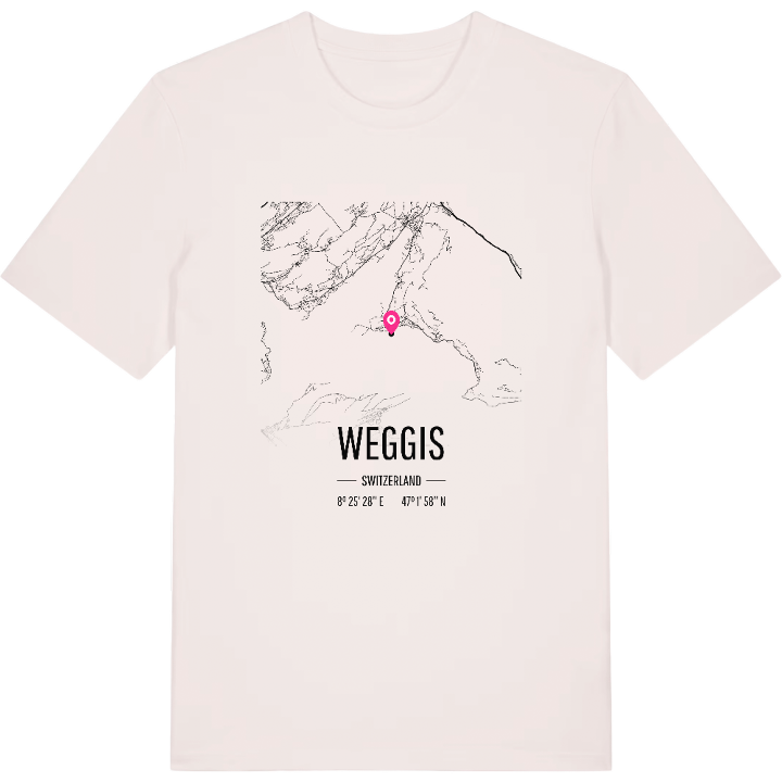 Weggis kort T-shirt – t-shirt fra PinShirt
