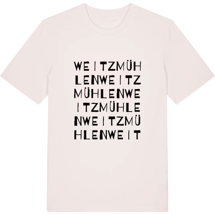Weitzmühlen ordleg T-shirt – t-shirt fra PinShirt