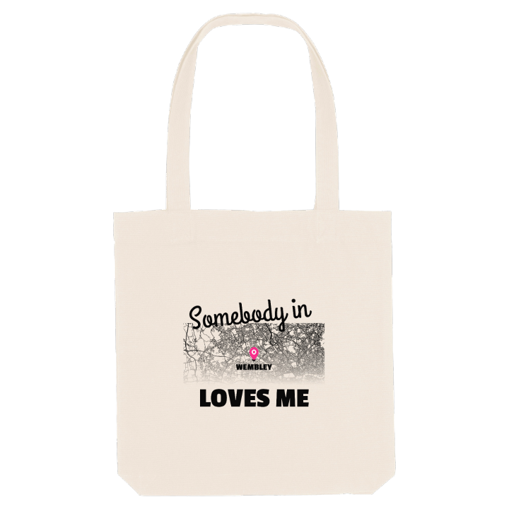 Nogen i Wembley elsker mig mulepose – mulepose fra PinShirt