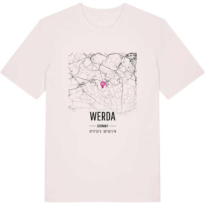 Werda kort T-shirt – t-shirt fra PinShirt