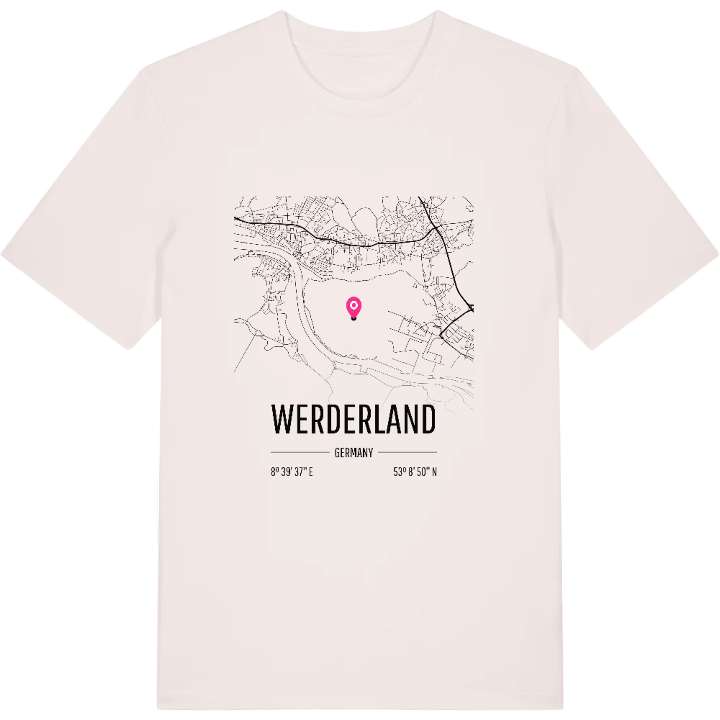 Werderland kort T-shirt – t-shirt fra PinShirt