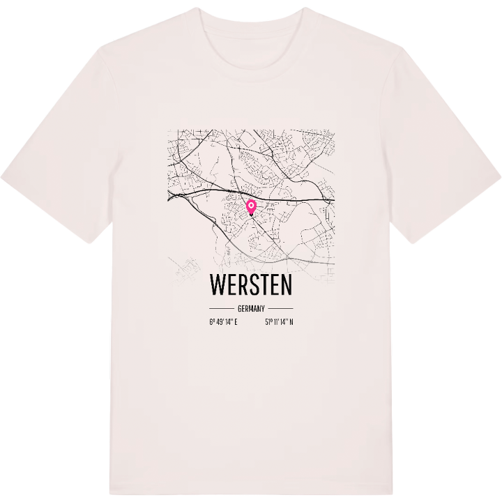 Wersten kort T-shirt – t-shirt fra PinShirt