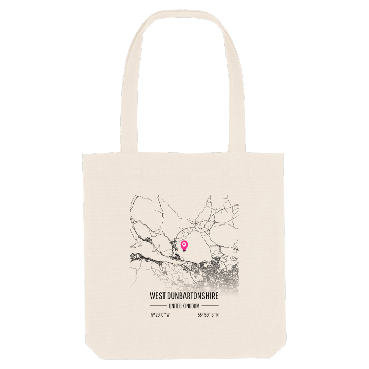 West Dunbartonshire kort mulepose – mulepose fra PinShirt