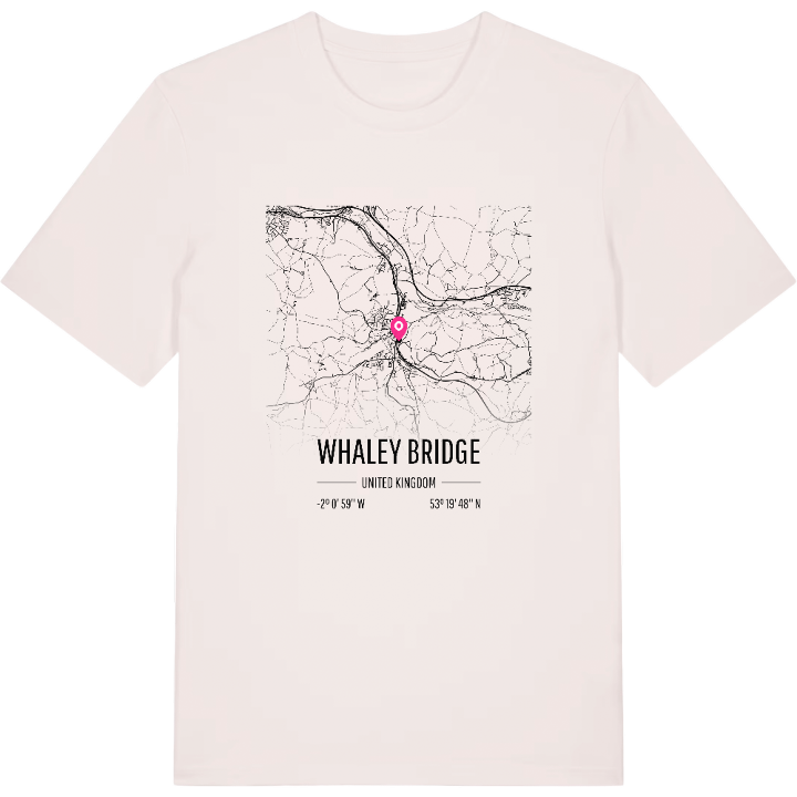 Whaley Bridge kort T-shirt – t-shirt fra PinShirt