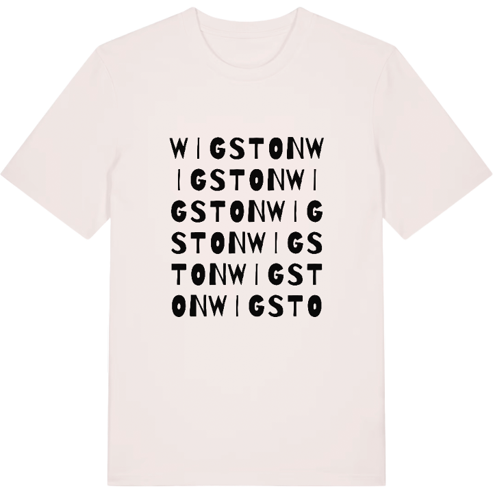 Wigston ordleg T-shirt – t-shirt fra PinShirt