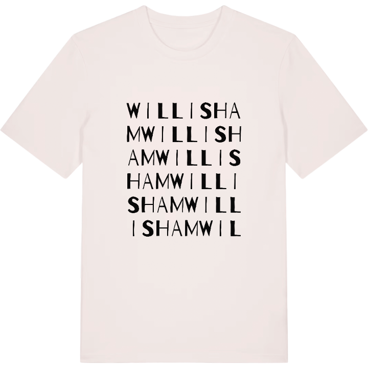 Willisham ordleg T-shirt – t-shirt fra PinShirt
