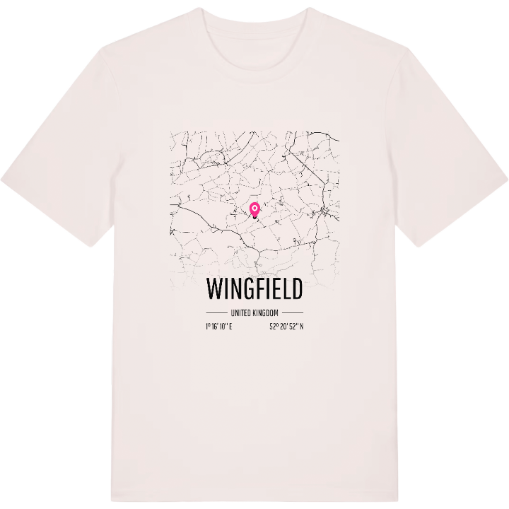 Wingfield kort T-shirt – t-shirt fra PinShirt