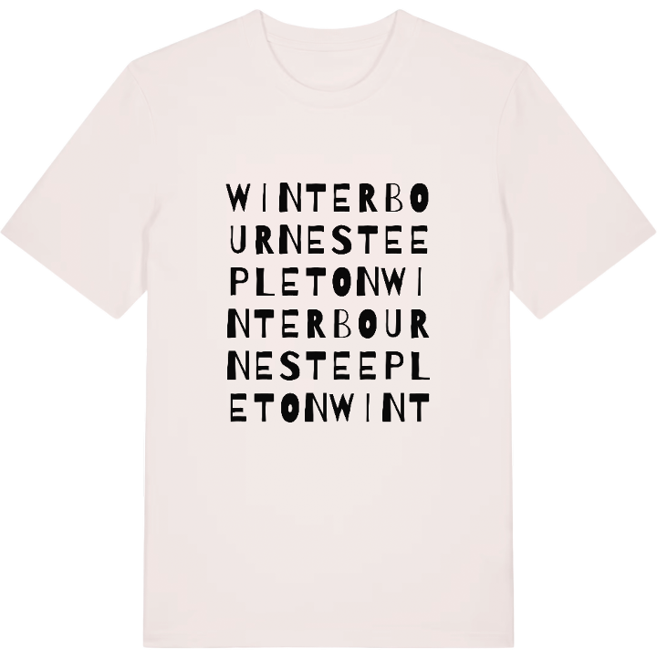 Winterbourne Steepleton ordleg T-shirt – t-shirt fra PinShirt