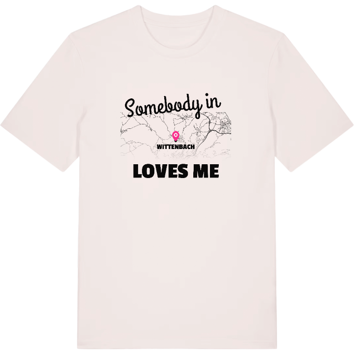 Nogen i Wittenbach elsker mig T-shirt – t-shirt fra PinShirt