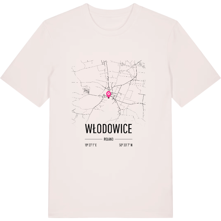 Włodowice kort T-shirt – t-shirt fra PinShirt