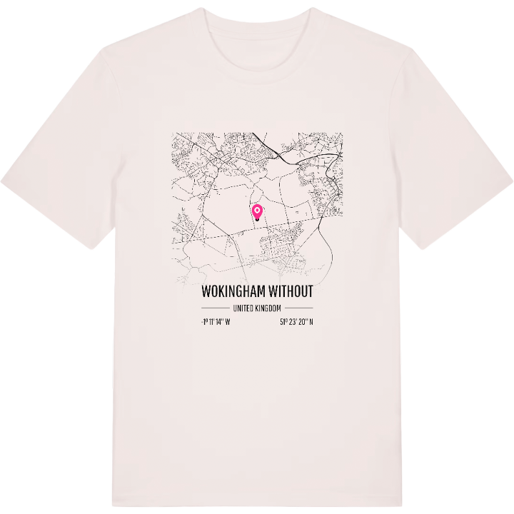 Wokingham Without kort T-shirt – t-shirt fra PinShirt