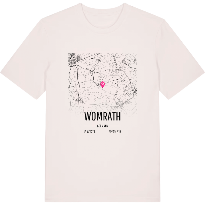Womrath kort T-shirt – t-shirt fra PinShirt