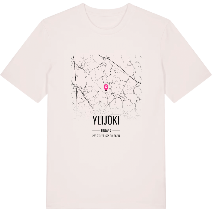 Ylijoki kort T-shirt – t-shirt fra PinShirt
