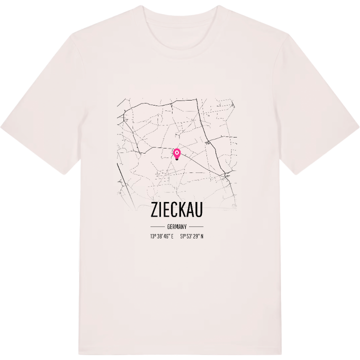 Zieckau kort T-shirt – t-shirt fra PinShirt